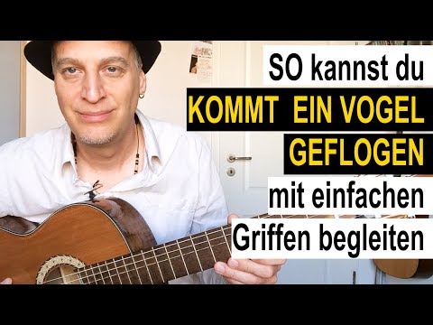 #21 | So kannst Du &quot;Kommt ein Vogel geflogen&quot; mit einfachen Gitarrengriffen begleiten