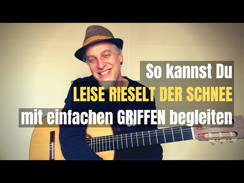 #34 Leise rieselt der Schnee | Griffe G, D7, C, D, Em, Am | Gitarre lernen mit Kinderliedern