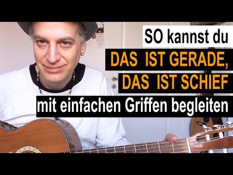 #18 | Das ist gerade, das ist schief | Gitarre lernen mit Kinderlieder